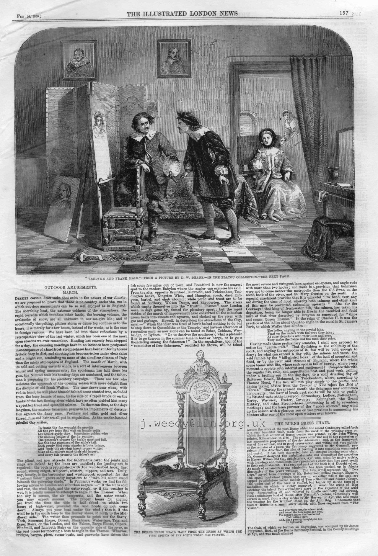Burns press chair
